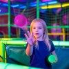 Mega-L Glow in the Dark Balls, 8 Pcs Multicolor Glow