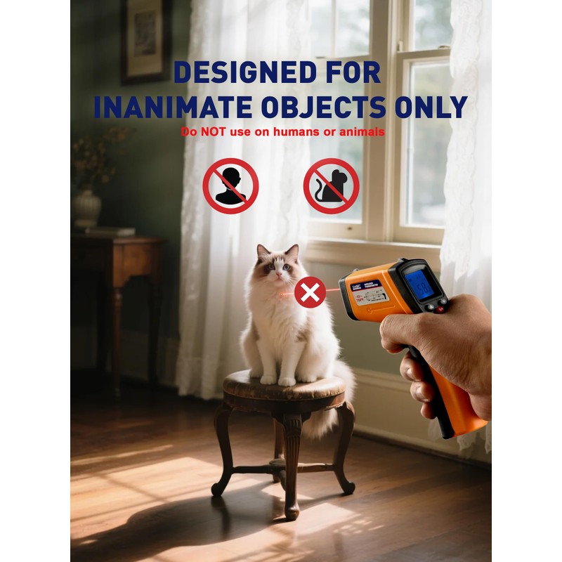 SMART JERRY - Infrared Thermometer Gun | Non-Contact Digital Temperature