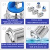 Made 2pcs 22mm 2A/12V/24V/125V/250V Momentary Pushbutton Screw Terminals Stainless Steel
