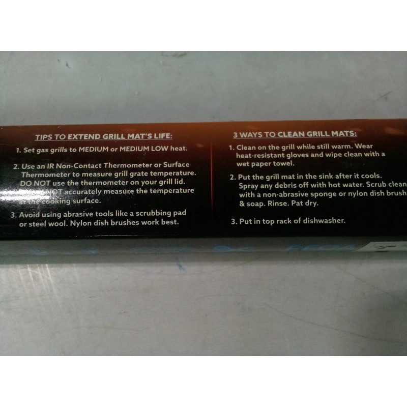 Kona Extra Tough Best BBQ Grill Mats, 2 Pack 16"