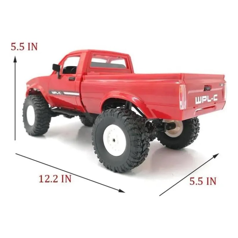 Yikeshu Rc Rock Crawler Wpl C24 Rc Truck 4x4 Rc