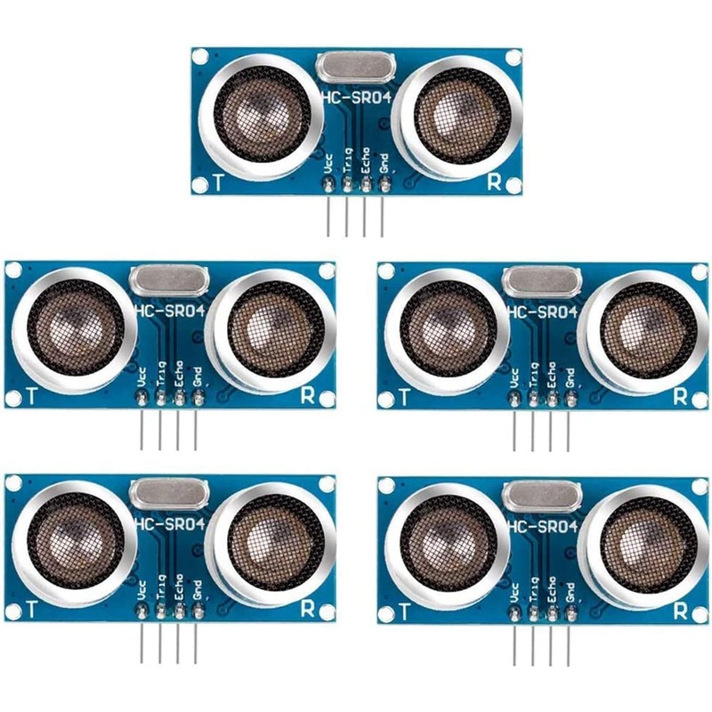 A-DIGISHUO 5PCS HC-SR04 Ultrasonic Module Ultrasonic Distance Measuring Module Distance