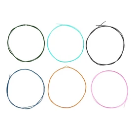 Classical Guitar Strings, Set of 6, Colorful Normal Tension Nylon Alloy Strings for Classical Guitar