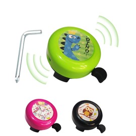 Children's Bicycle Bell, Green Dinosaur, Boys/Girls, 120 dB Loud Bicycle Bell for Bicycle, Scooter, Tricycle, Gift for Birthdays, Christmas, Children's Day