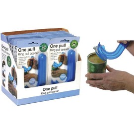 One Pull Can Opener makes ring pulls easy to open