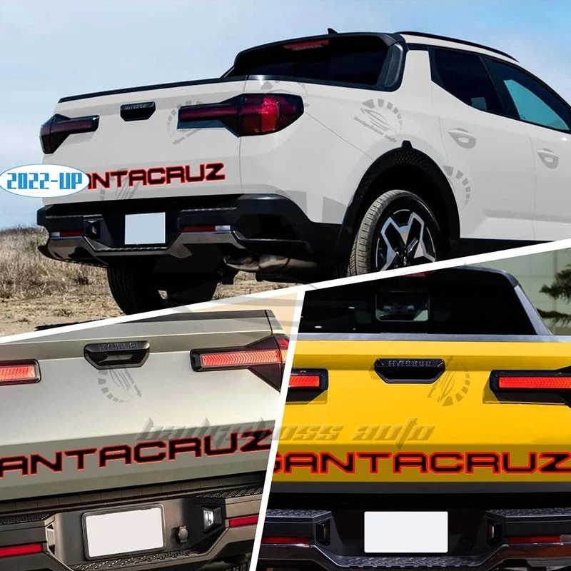 Unbranded 3D BLACK RED RAISED DOMED TAILGATE LETTERS REAR EMBLEM