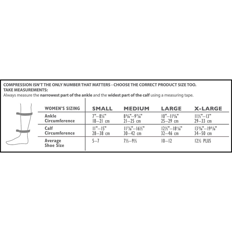 Dr. Comfort Women's Micro Nylon Graduated Compression Knee-High Sock, 20-30