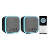 Uni-Com Wireless Portable & Plug-in Door Chime Set, 150m Operating