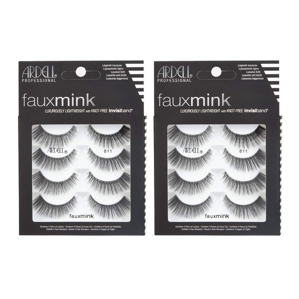 Ardell Faux Mink 811 Multipack Lightweight Lashes with Invisiband