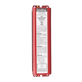 Bodine B60 Fluorescent Emergency Ballast, 2-Lamp, 17-215W, 90-Min, 120/277V