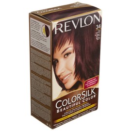 Revlon Colorsilk Haircolor 34, Deep Burgundy - 1 Ea, Pack of 4