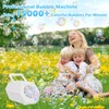 Babuloo Bubble Machine, Automatic Bubble Blower Machine 15000+ Bubbles Per
