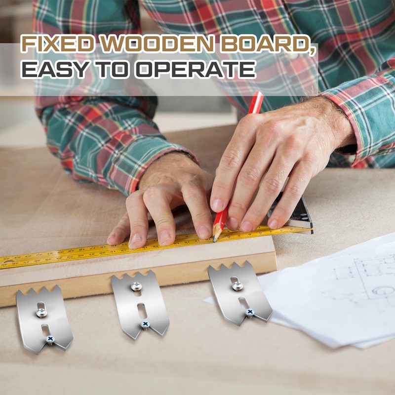Shimeyao 8 Pcs Slab Clamping Dogs for Woodworking Tools Slab