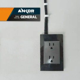 Set De Grapas Para Fijar Cable, Redondas Y Rectas Blanco                                                                                              