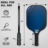 GRITX Pickleball Paddles Set | Lightweight Pickleball Rackets w/Fiberglass Surface