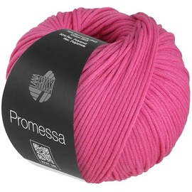LANA GROSSA Promessa Soft Filled Tubular Yarn Made of Organic Cotton and Polyamide Hand Knitting Yarn Made of 70% Organic Cotton and 30% Polyamide 50 g Wool for Knitting and Crocheting 125 m Yarn