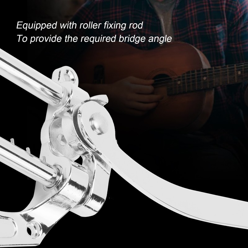 Vibrato Bridge Tremolo Unit Metal Tailpiece Big Rocking Rod for