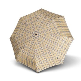 KNIRPS Minimatic SL Folding Umbrella, 36 cm, Check Beige