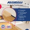 Randall Oak 1inches Overlap Edge Floor Transition 4 1/8inches Wide