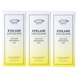 EYEZ Eyelash Lipozone, 5.3 oz (15 mg), Eyelash Serum, Set of 3