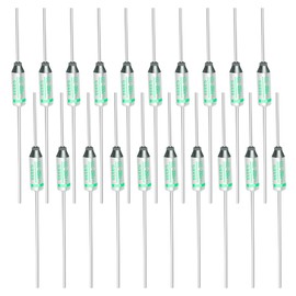 Innfeeltech 20 Pcs SEFUSE 10A 250V Thermal Fuses 240 Degree Celsius Thermal Cutoffs