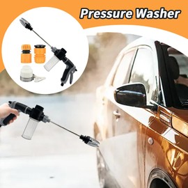 High Pressure Nozzle for Hose - Multi-Purpose Garden Hose Nozzle,Precise Adjustable Sprayer Valve Sprinkler for Outdoor Watering Lawn Car Cleaning