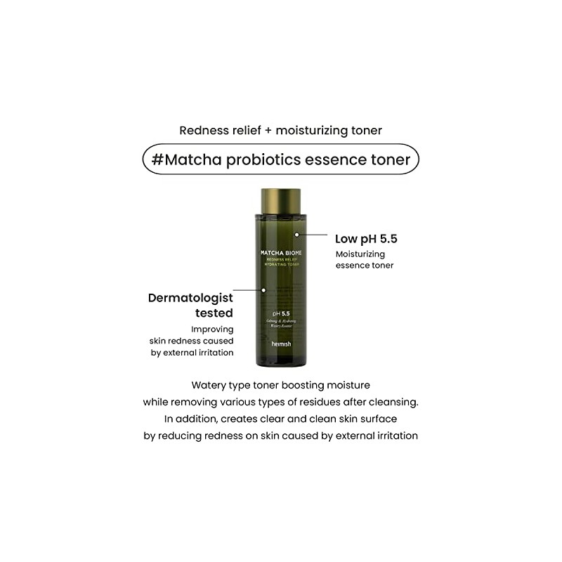heimish Matcha Biome Redness Relief Hydrating Toner