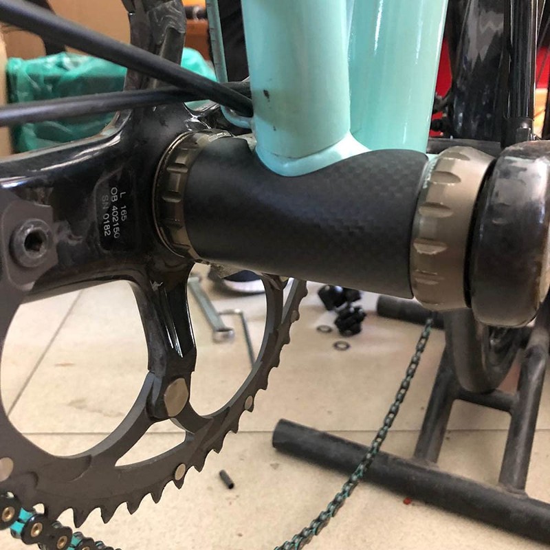 Bicycle Carbon Bottom Bracket Frame Stay Guard Protect Sticker for