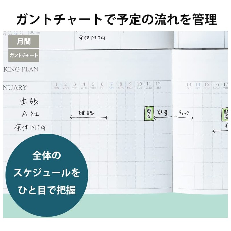 Separate Diary Notebook, Beginning in January, 2025 B6 Weekly &