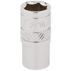 Draper 48670 1/4" Square Drive Polished Chrome Imperial Socket, 5/16"