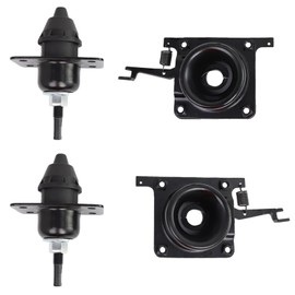 VKVXCLON 4PCS Upper and Lower Latches & Hood Release Latch, Compatible with Volvo VN VNL Latches (2004-2018), for 20498998 8074938 20565619, for Driver and Passenger Side
