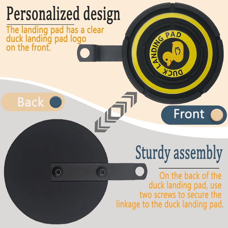 RDFUN Duck Landing Pad,Duck Holder for Jeep Wrangler JK 2007-2017,Place