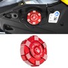 ROMELACK Red Gas Tank Cap 6061 Aluminum Fuel Caps Compatible