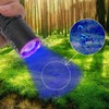 UV 395nm Flashlight USB Rechargeable Portable Handheld UV Flashlight Detection