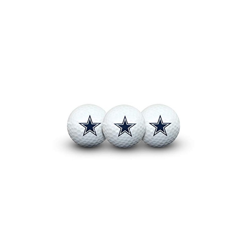 Team Effort Dallas Cowboys Pack of 3 Golf Balls