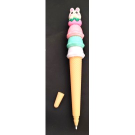 True Living RABBIT ICE CREAM CONE Pen NEW Sensory Anxiety Fidget Toy DESK