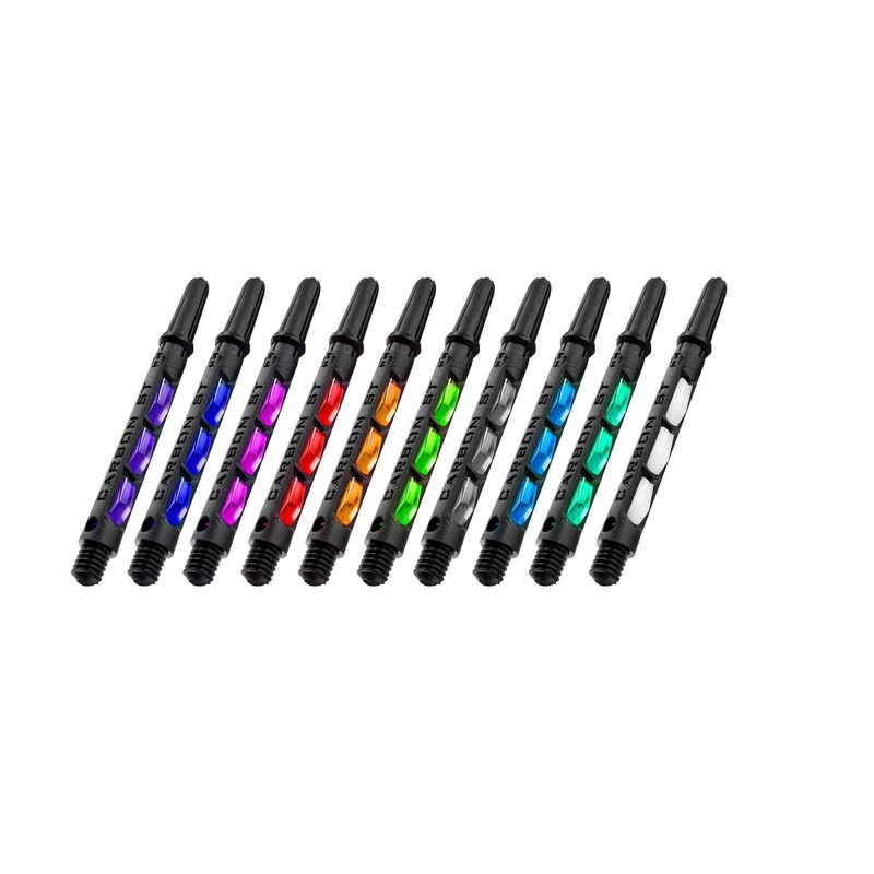 Harrows Dart Shafts Carbon ST Shafts with Pyramid Rings Tweenie