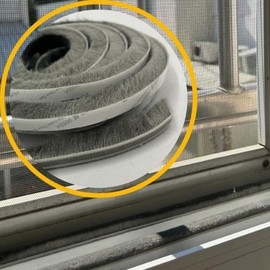 15mm x 5m Fly Screen Window Frame Gap Filler Mohair 5m 2ea