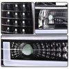ALLGOOD LED DRL Headlight Assembly Front Headlamp Compatible with 99-02
