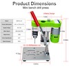 BERXOL Mini Drill Press, Benchtop Drill Press, Electric Portable Drilling