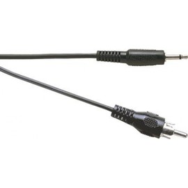 3.5mm Mono Jack Plug To Single RCA Phono Plug Cable 1.2m
