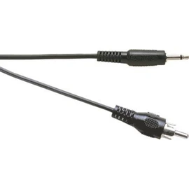 3.5mm Mono Jack Plug To Single RCA Phono Plug Cable 1.2m