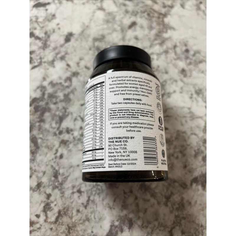 The Nue Co. Women's MULTIVITAMIN 45+ Supplement- Supports Energy, Immunity,
