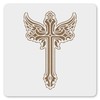 MAGJUCHE Cross Stencil 6 Inches, Reusable Cross Stencil for Painting