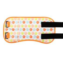 Hispour Castor Liver Detox Oil Pack, Adjustable Velcro Elastic Band and Anti-Oil Leakage Design, Skin-Friendly Bamboo Cotton and Waterproof PUL Fabric (Dots World)