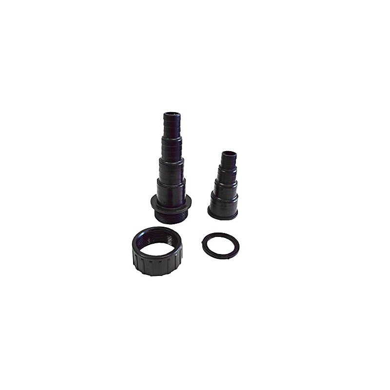 Male/Female BSP Plastic Pond Threaded Hosetail Adapter Reducer Pack -
