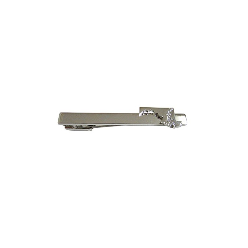 Kiola Designs Maryland State Map Shape Square Tie Clip
