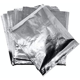 Foil Hamburger Wrappers - 100 ct. - Grease resistant Hamburger Bags keep your Cheeseburgers and Sandwiches Hot and your Guests and Customers Hands Clean.
