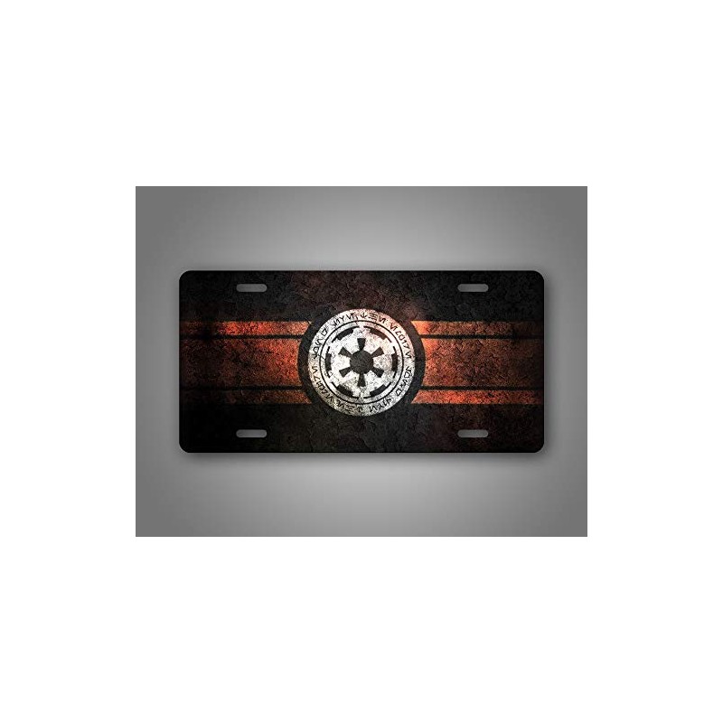 Imperial Empire Seal License Plate Galactic Star Empire Symbol Auto