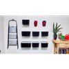 iDesign Storage Bin with Lid & Wall Mount Bracket, The